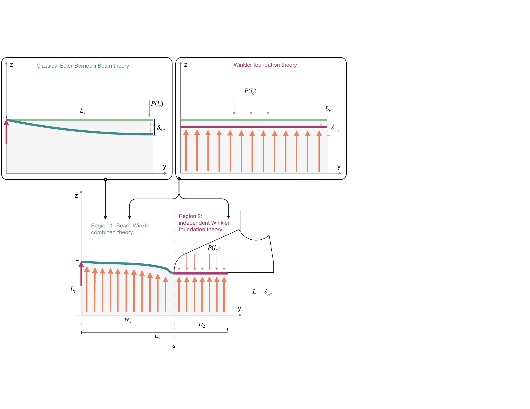 Bimodal distribution of steps